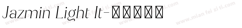 Jazmin Light It字体转换